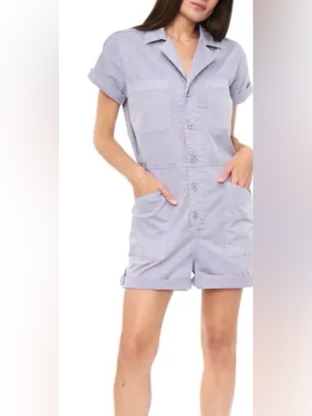 Pistola Parker Short Sleeve Utility Romper - large